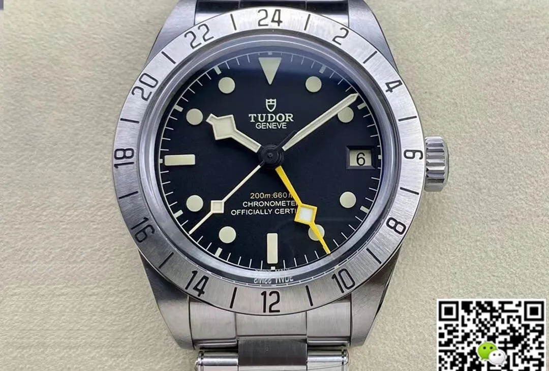 Tudor Heritage Black Bay M79470-0001 ZF Factory 1:1 Best Edition Replica Watch Silver Strap