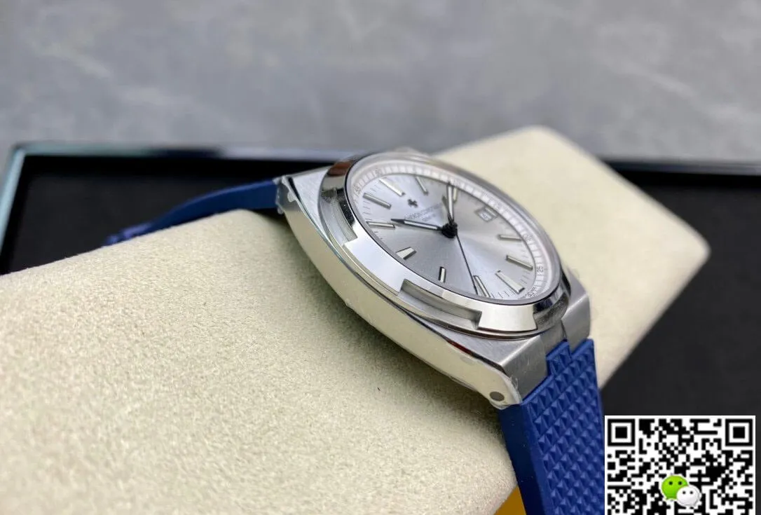 Vacheron Constantin Overseas 4500V 8F Factory 1:1 Best Edition Replica Watch Blue Rubber Strap