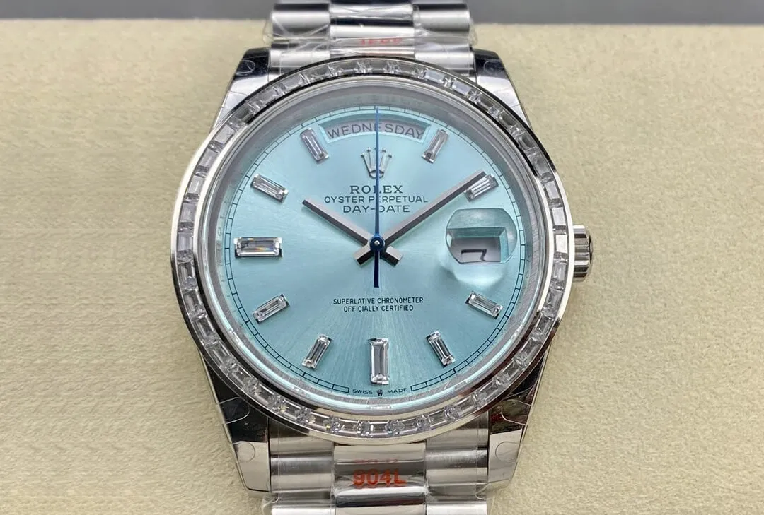 Rolex Day Date M228396TBR-0002 GM Factory 1:1 Best Edition Replica Watch 904L Stainless Steel