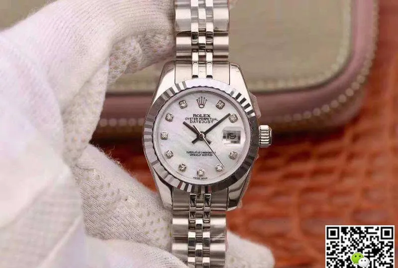 Rolex Lady Datejust M279174-0009 1:1 Best Edition Replica Watch Swiss NH05 Movement White Dial