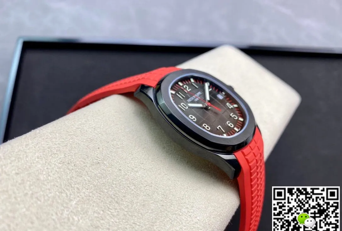 Patek Philippe Aquanaut PP5167 ZF Factory 1:1 Best Edition Replica Watch Black Dial