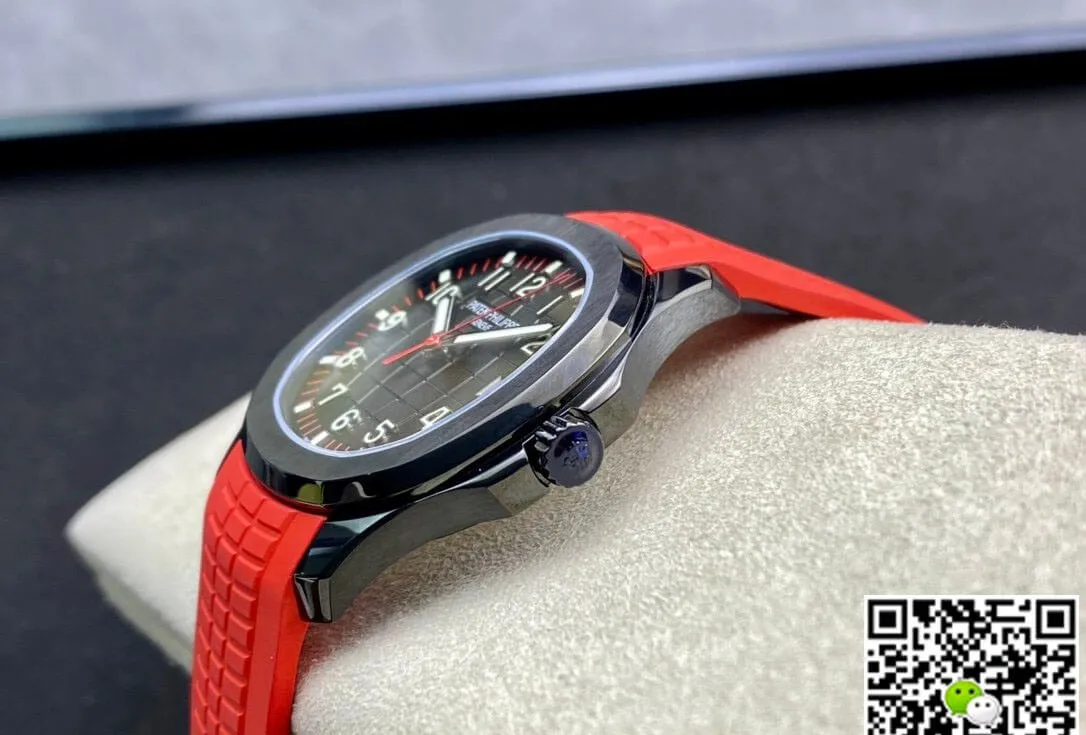 Patek Philippe Aquanaut PP5167 ZF Factory 1:1 Best Edition Replica Watch Black Dial