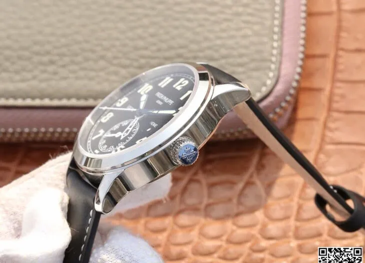 Patek Philippe Calatrava 5524 GR Factory 1:1 Best Edition Replica Watch Black Strap