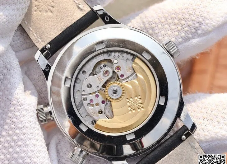 Patek Philippe Calatrava 5524 GR Factory 1:1 Best Edition Replica Watch Black Strap
