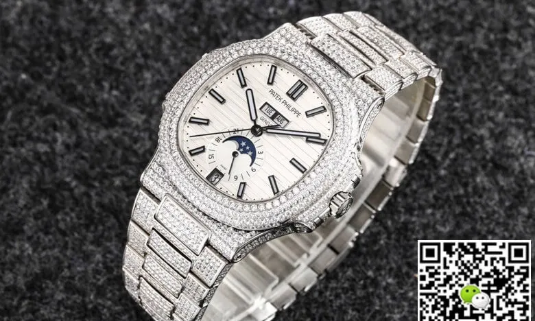Patek Philippe Nautilus 5726 R8 Factory 1:1 Best Edition Replica Watch Diamond Case