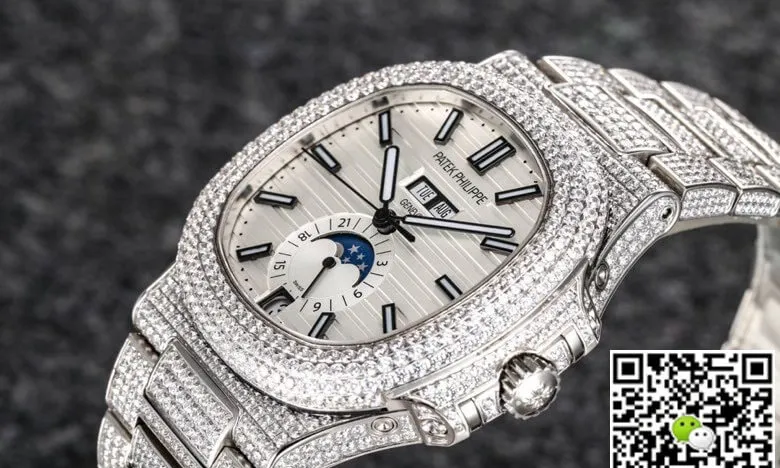 Patek Philippe Nautilus 5726 R8 Factory 1:1 Best Edition Replica Watch Diamond Case