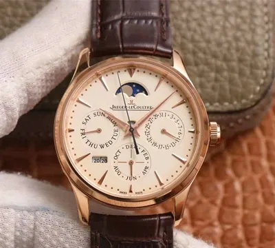 Jaeger-LeCoultre Master 1302520 V9 Factory 1:1 Best Edition Replica Watch Rose Gold Case Swiss ETA868
