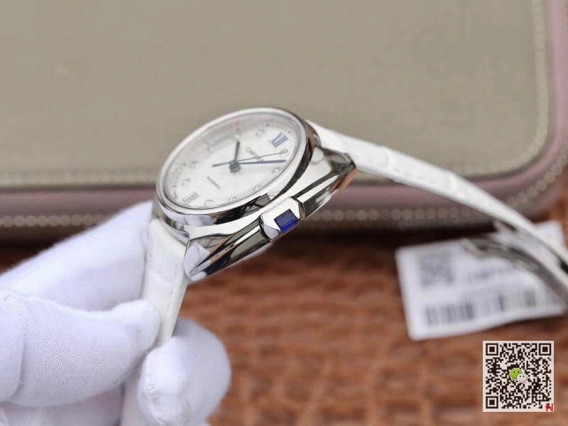 Cle De Cartier Automatic 35mm Ladies WJCL0032 1:1 Best Edition Replica Watch Swiss ETA1847 White Strap