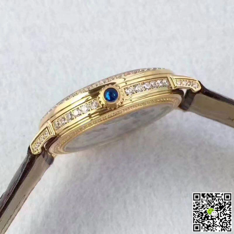 Cartier Rotonde HPI00588 Tourbillon 1:1 Best Edition Swiss Tourbillon Yellow Diamond