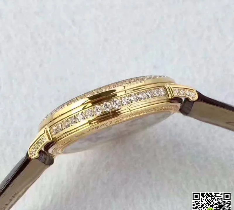 Cartier Rotonde HPI00588 Tourbillon 1:1 Best Edition Swiss Tourbillon Yellow Diamond