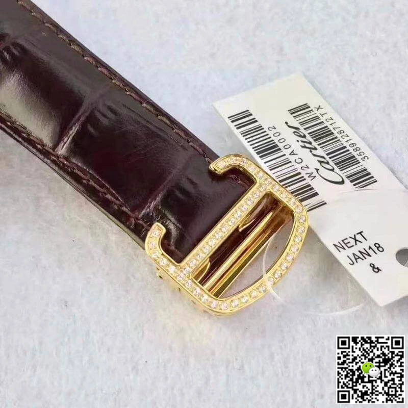 Cartier Rotonde HPI00588 Tourbillon 1:1 Best Edition Swiss Tourbillon Yellow Diamond