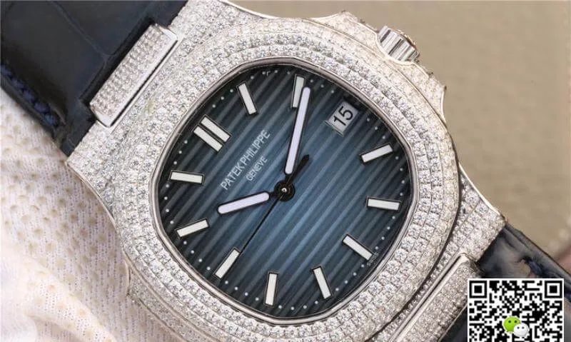 Patek Philippe Nautilus 5719 1G-001 KM Factory 1:1 Best Edition Replica Watch Swiss ETA324 Blue Dial