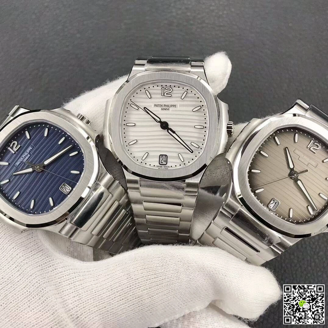 Patek Philippe Nautilus Ladies 7118 1A-011 3K Factory 1:1 Best Edition Replica Watch Stainless Steel