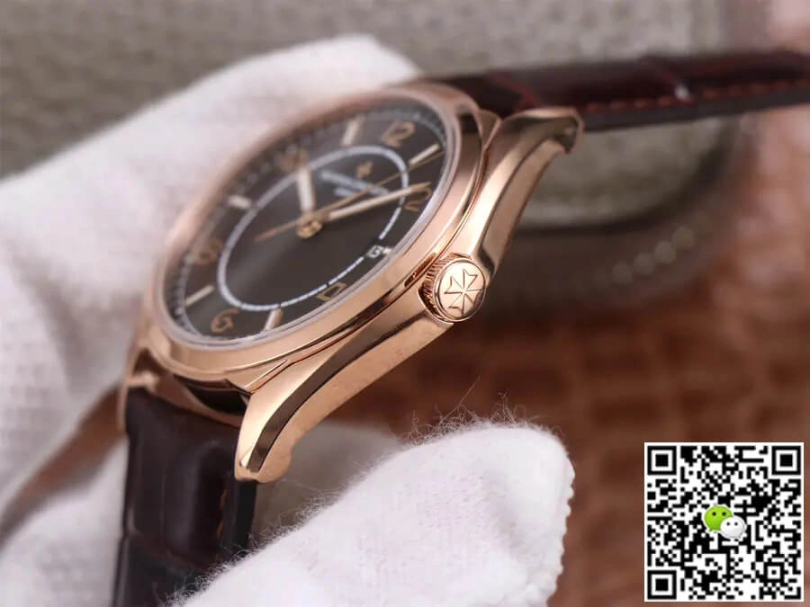 Vacheron Constantin Fiftysix 4600E 000R-B576 ZF Factory 1:1 Best Edition Replica Watch Brown Strap