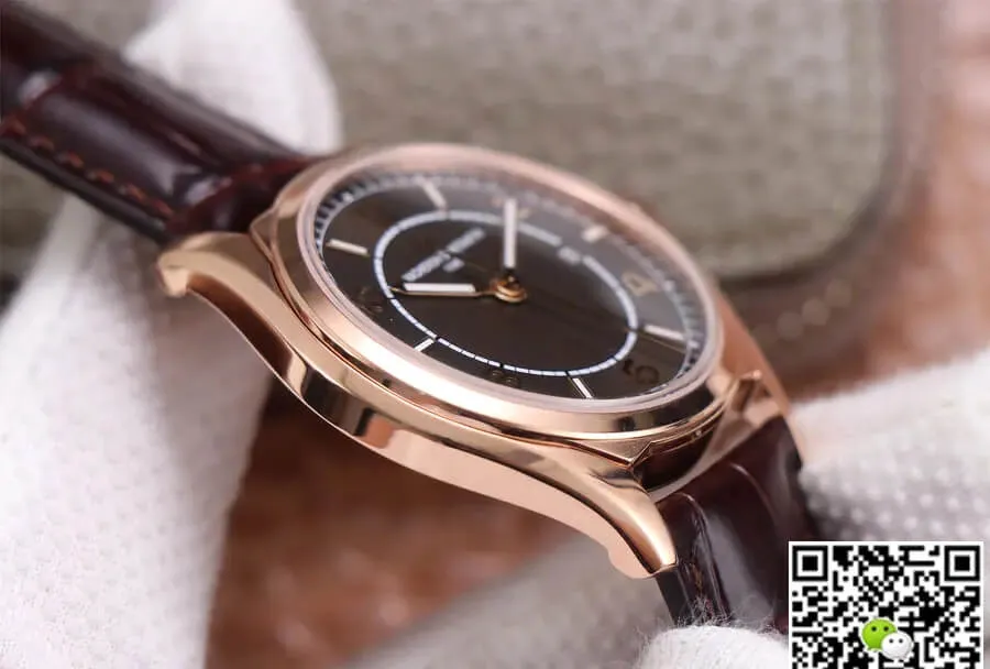 Vacheron Constantin Fiftysix 4600E 000R-B576 ZF Factory 1:1 Best Edition Replica Watch Brown Strap