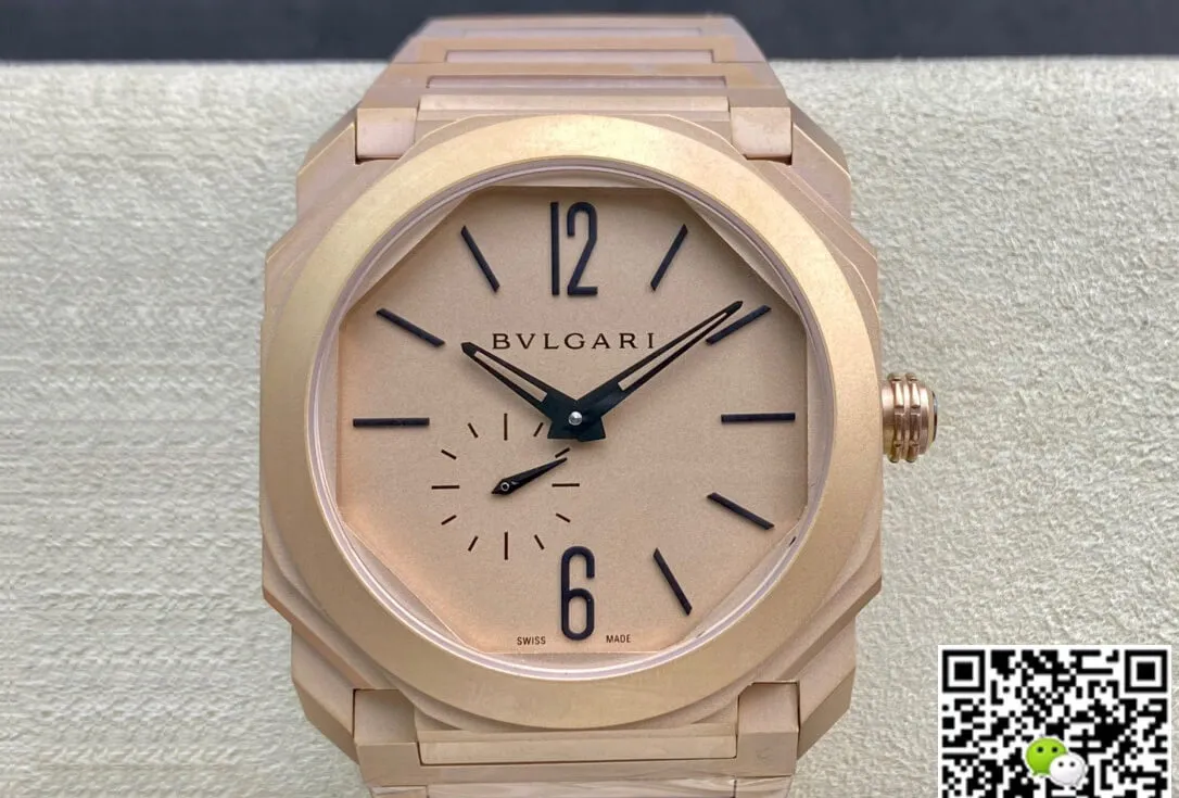 Bvlgari Octo Finissimo 102912 40MM BV Factory 1:1 Best Edition Replica Watch Rose Gold Case