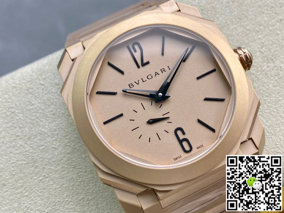 Bvlgari Octo Finissimo 102912 40MM BV Factory 1:1 Best Edition Replica Watch Rose Gold Case