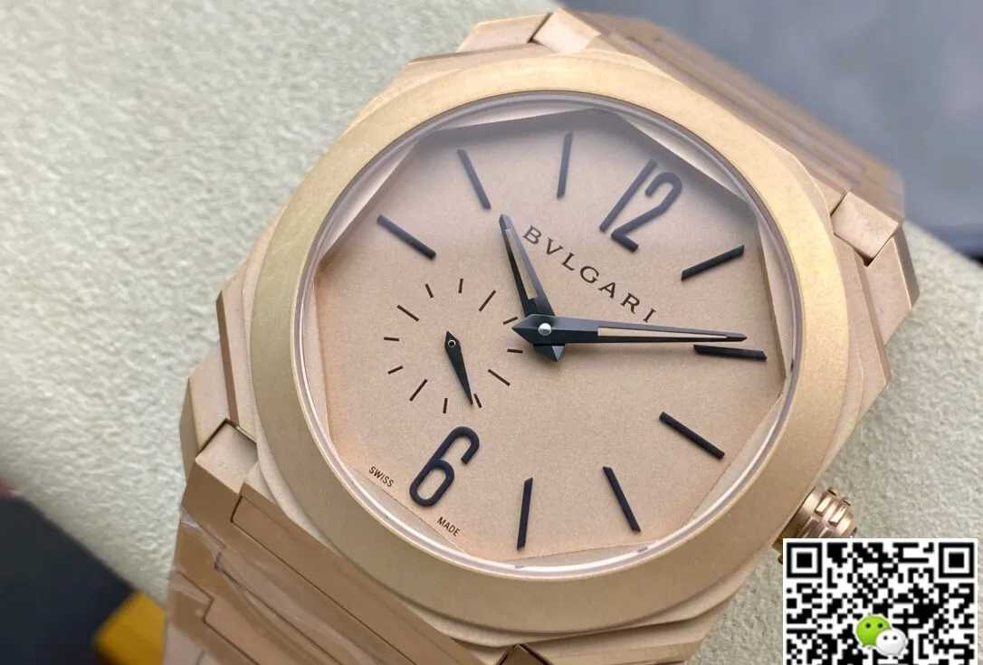 Bvlgari Octo Finissimo 102912 40MM BV Factory 1:1 Best Edition Replica Watch Rose Gold Case
