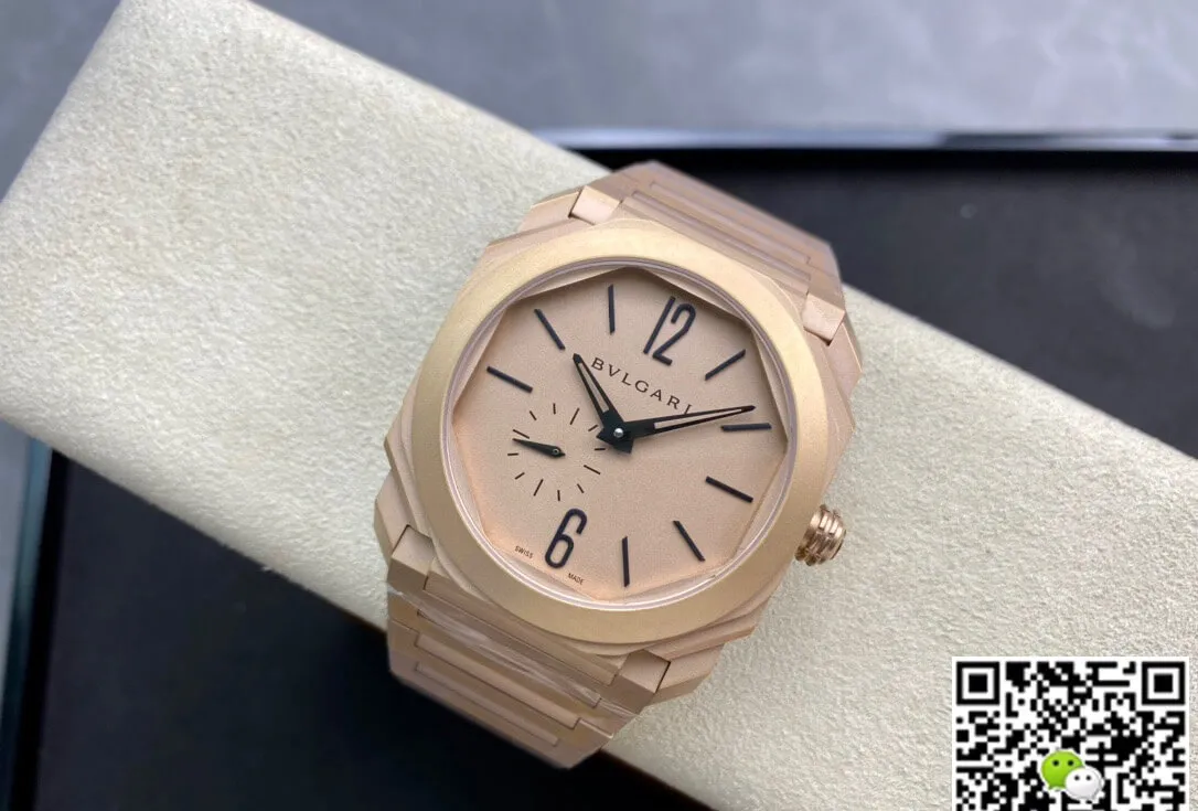 Bvlgari Octo Finissimo 102912 40MM BV Factory 1:1 Best Edition Replica Watch Rose Gold Case