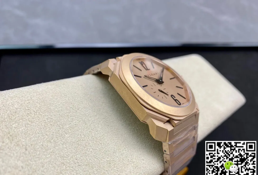 Bvlgari Octo Finissimo 102912 40MM BV Factory 1:1 Best Edition Replica Watch Rose Gold Case