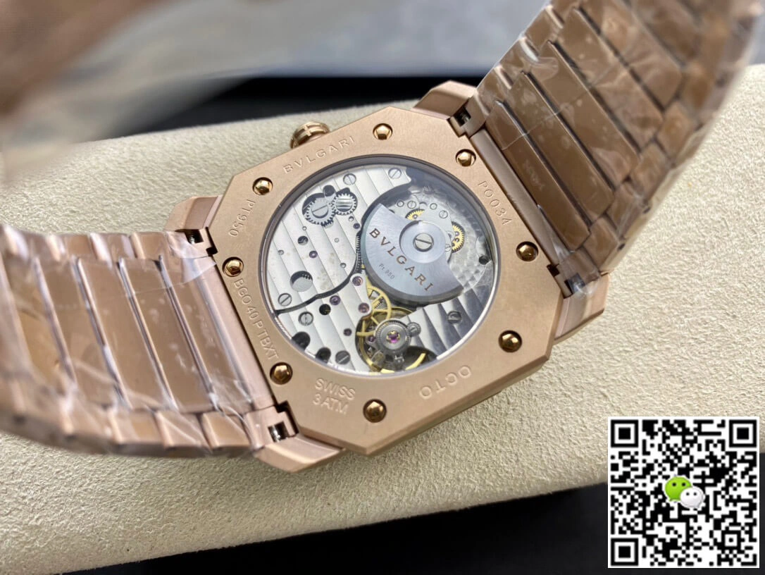 Bvlgari Octo Finissimo 102912 40MM BV Factory 1:1 Best Edition Replica Watch Rose Gold Case