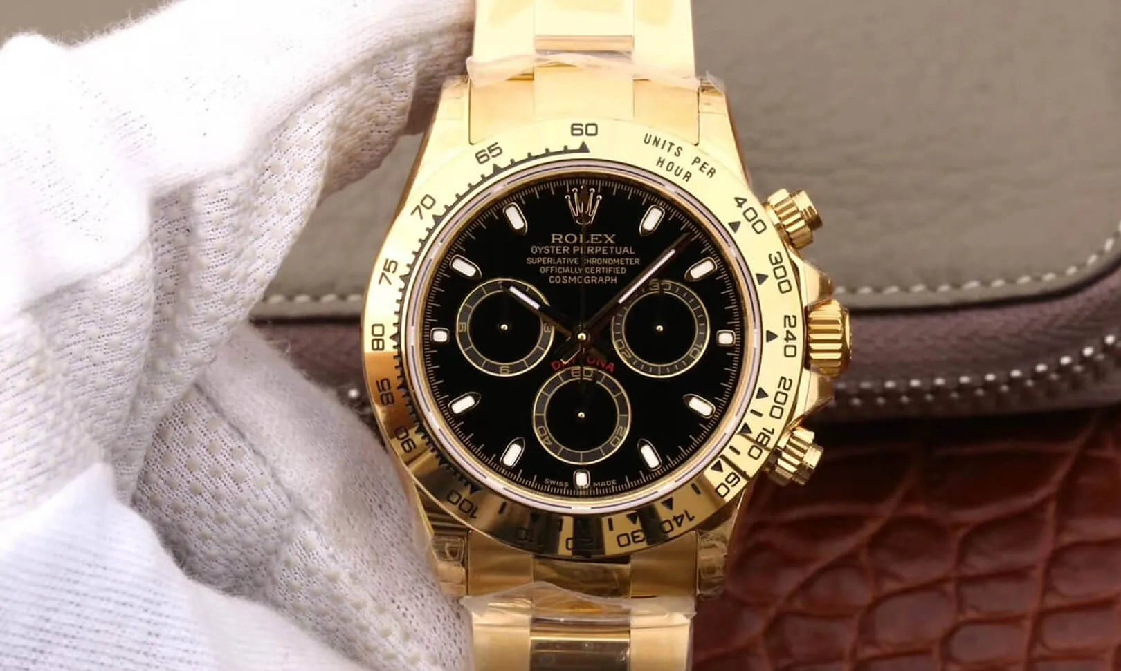 Rolex Daytona Cosmograph M116508-0004 JH Factory 1:1 Best Edition Replica Watch Black Dial