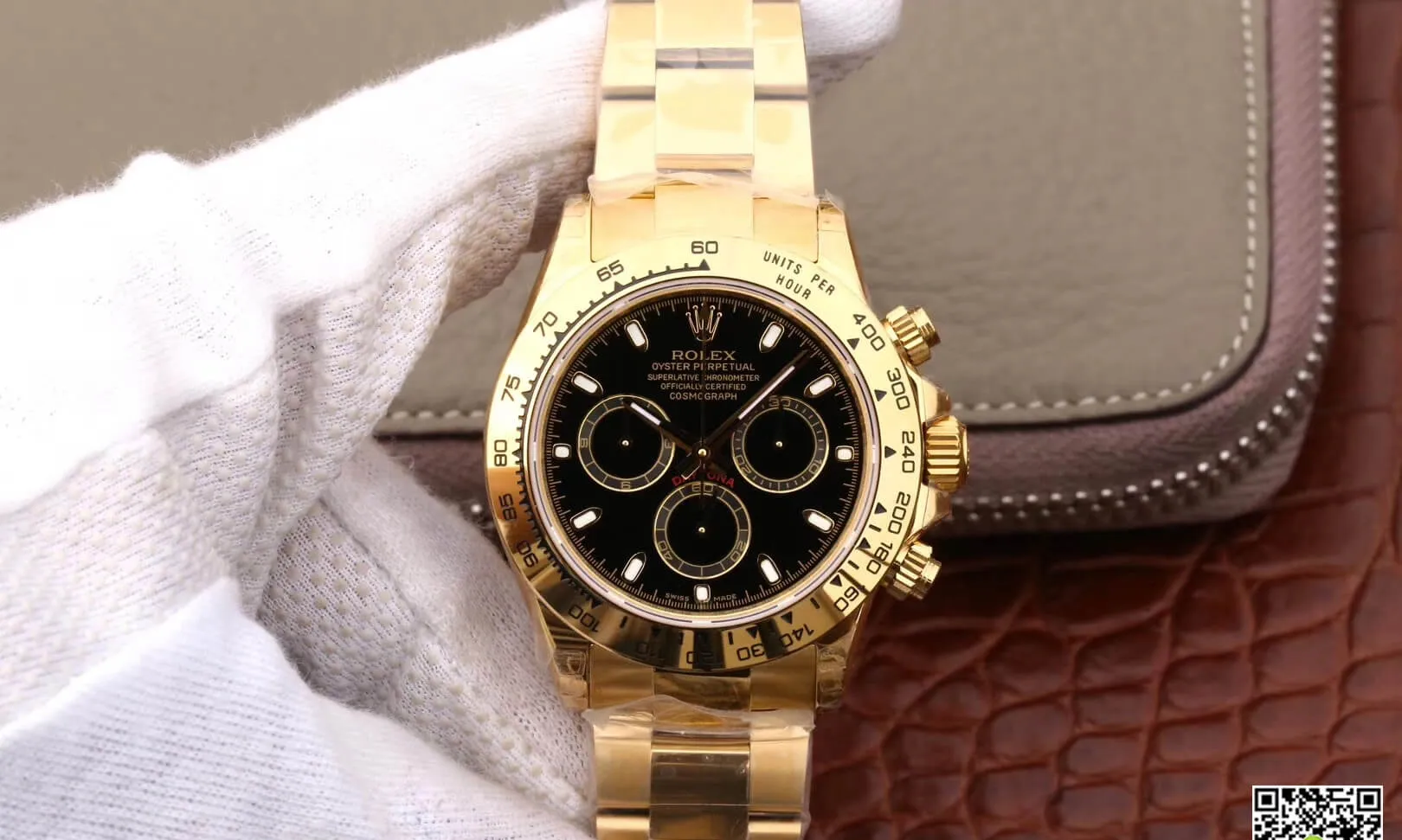 Rolex Daytona Cosmograph M116508-0004 JH Factory 1:1 Best Edition Replica Watch Black Dial