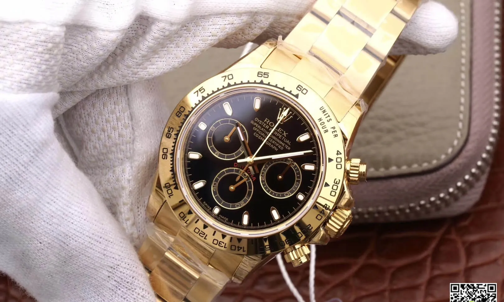 Rolex Daytona Cosmograph M116508-0004 JH Factory 1:1 Best Edition Replica Watch Black Dial