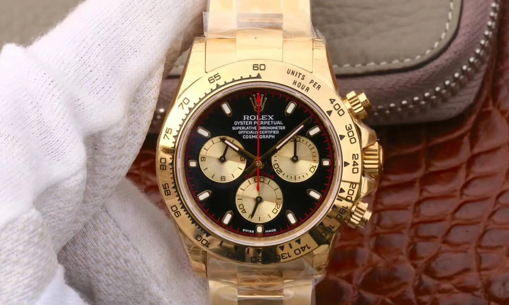 Rolex Daytona Cosmograph M116508-0009 JH Factory 1:1 Best Edition Replica Watch Black Dial