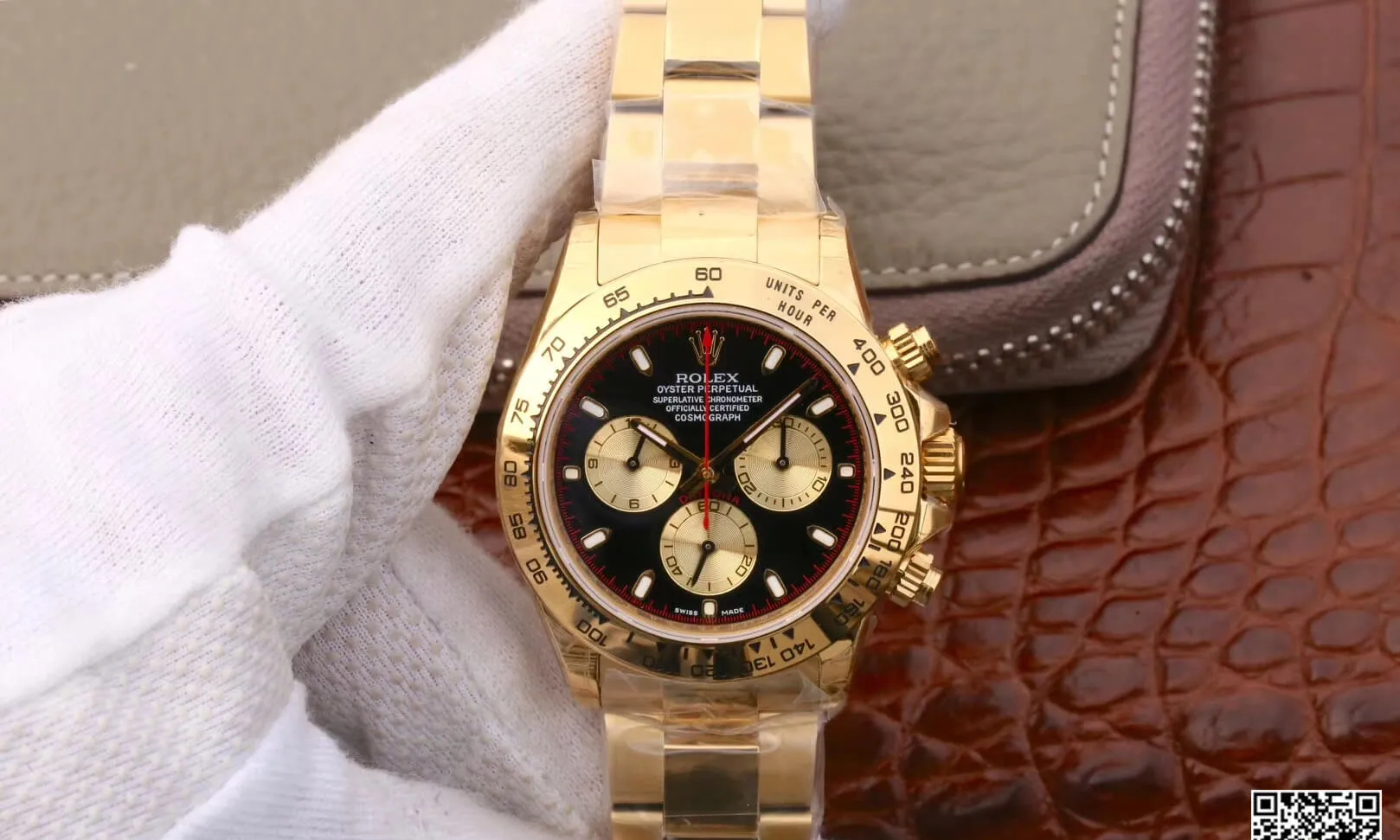 Rolex Daytona Cosmograph M116508-0009 JH Factory 1:1 Best Edition Replica Watch Black Dial