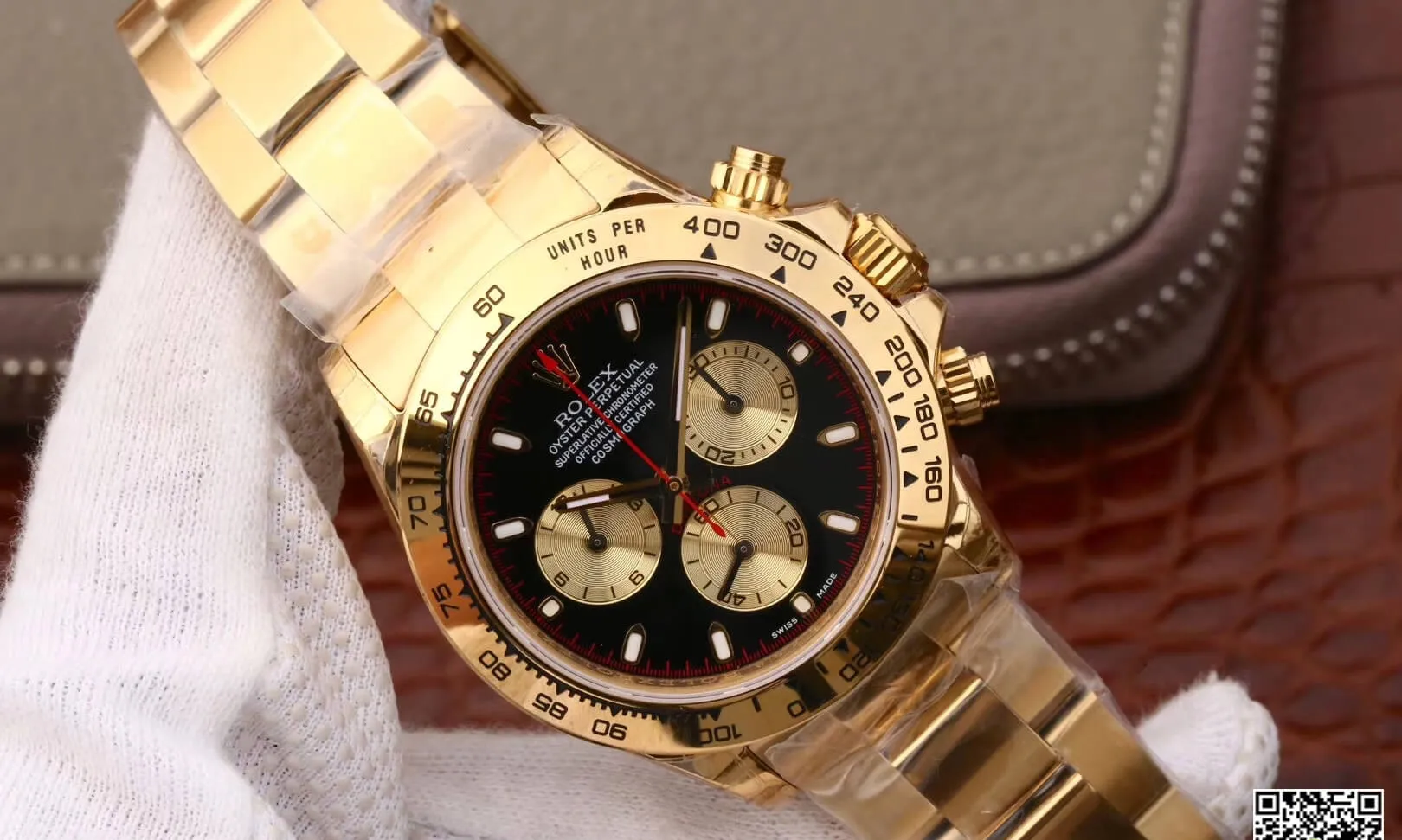 Rolex Daytona Cosmograph M116508-0009 JH Factory 1:1 Best Edition Replica Watch Black Dial