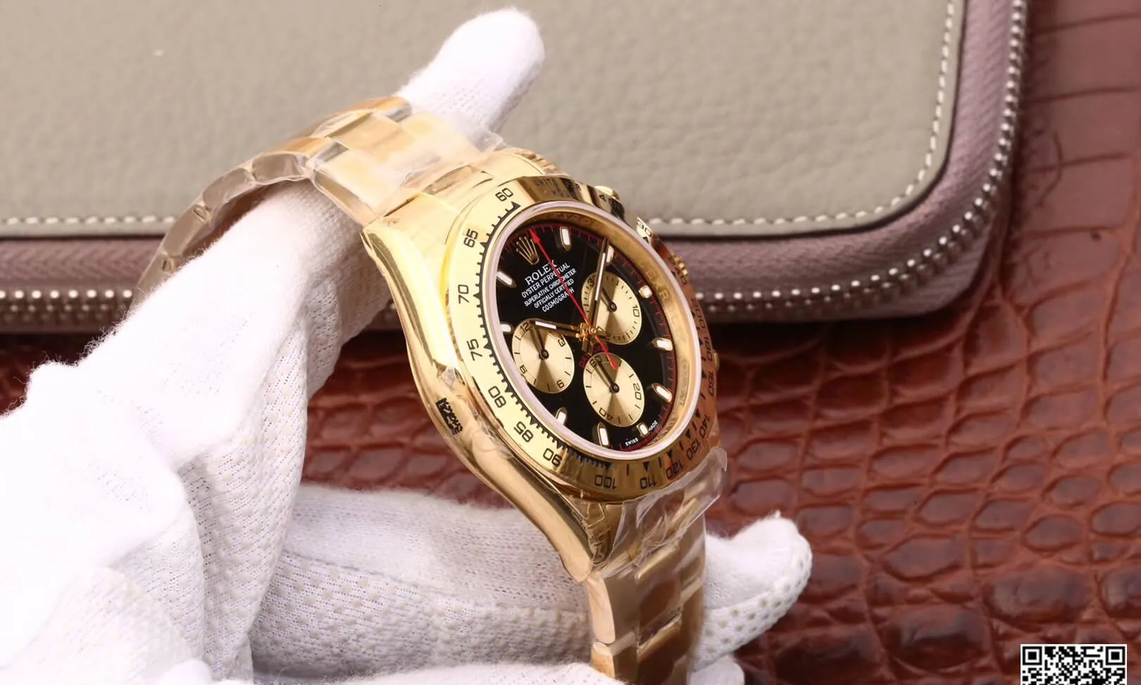 Rolex Daytona Cosmograph M116508-0009 JH Factory 1:1 Best Edition Replica Watch Black Dial