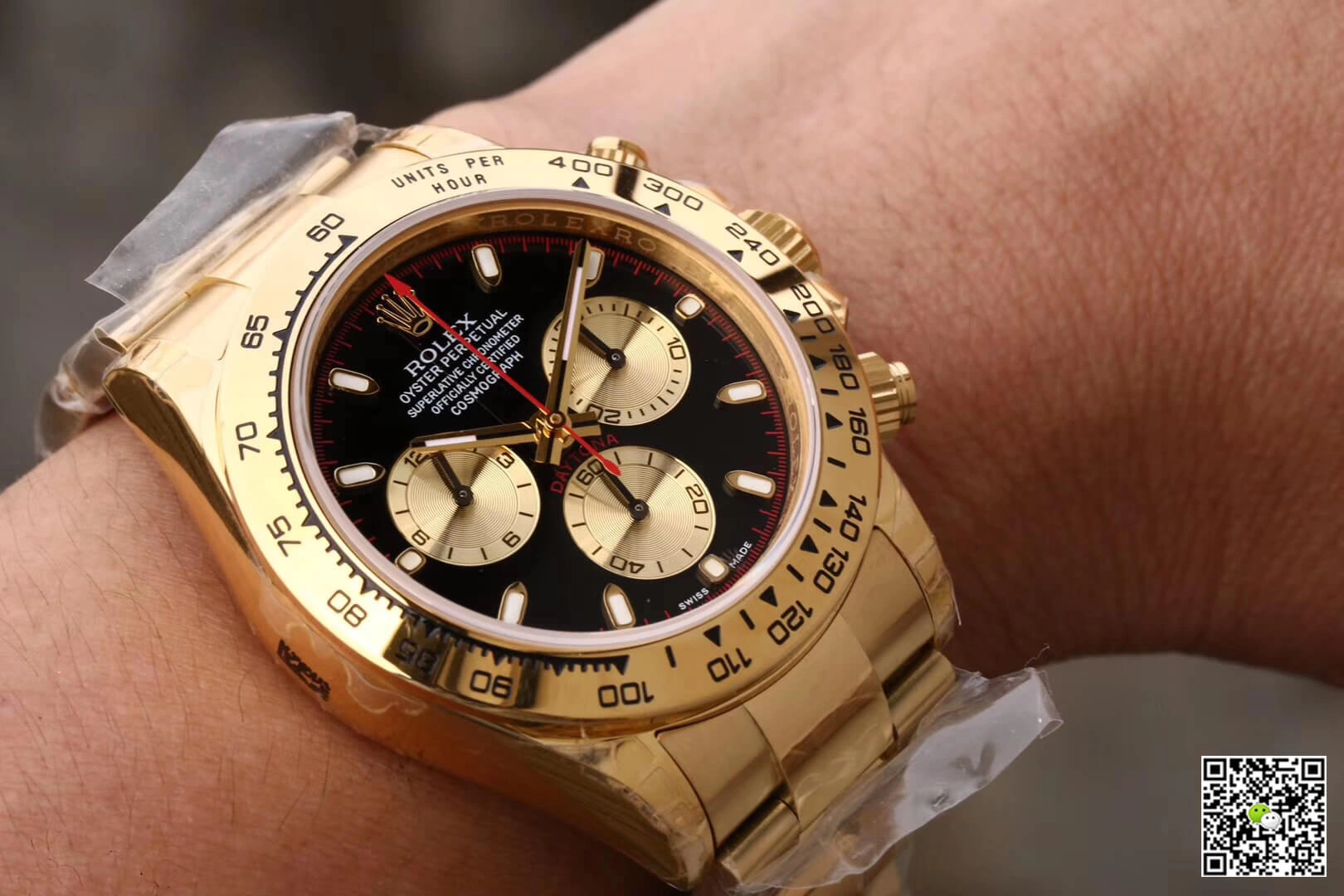 Rolex Daytona Cosmograph M116508-0009 JH Factory 1:1 Best Edition Replica Watch Black Dial