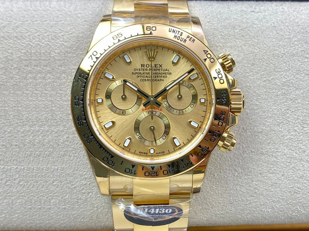 Rolex Daytona M116508-0003 BT Factory 1:1 Best Edition Replica Watch Gold-Tone Steel Strap