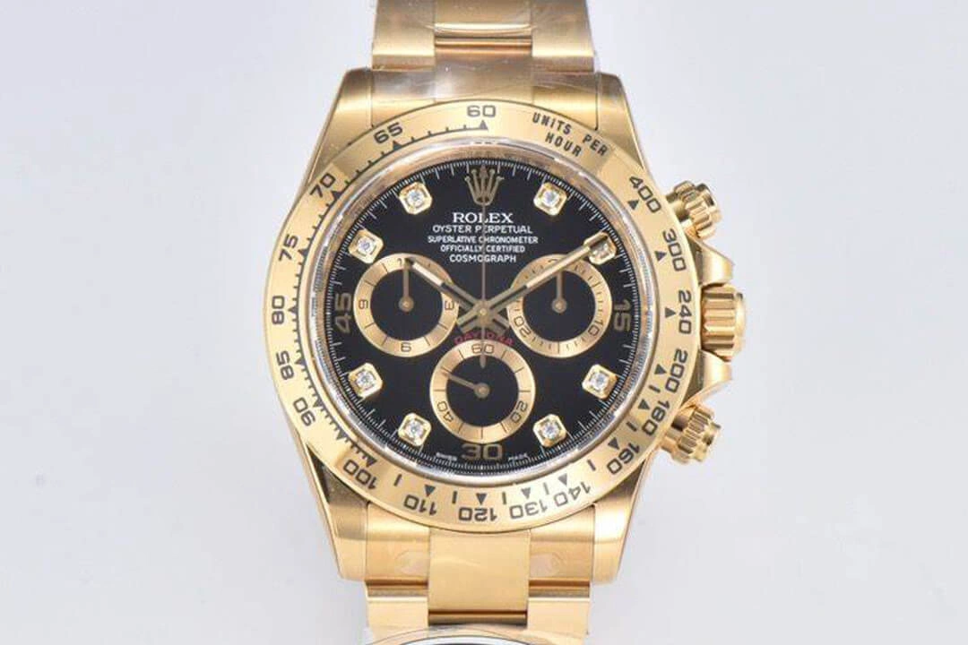 Rolex Cosmograph Daytona M116508-0016 Clean Factory 1:1 Best Edition Replica Watch Black Diamond Dial