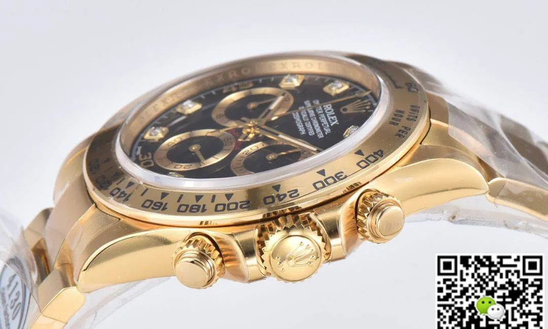 Rolex Cosmograph Daytona M116508-0016 Clean Factory 1:1 Best Edition Replica Watch Black Diamond Dial
