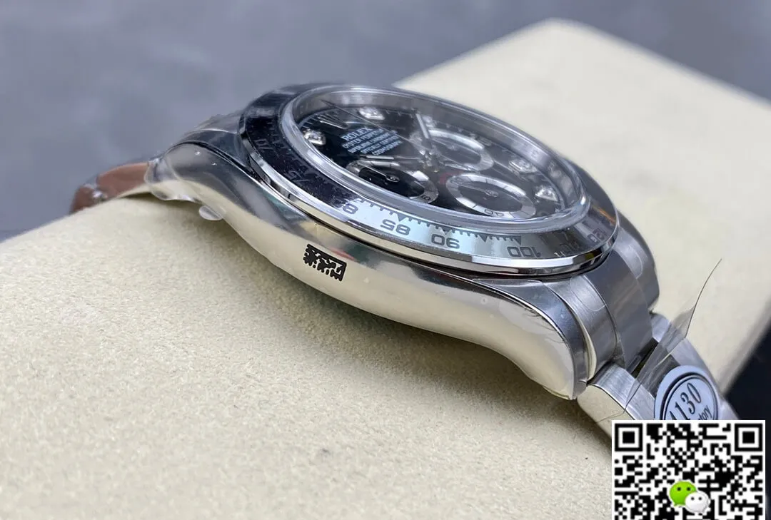 Rolex Cosmograph Daytona M116509-0055 Clean Factory 1:1 Best Edition Replica Watch Black Diamond Dial
