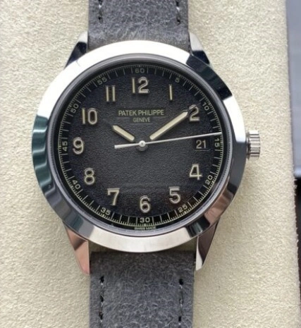GR Factory Patek Philippe Calatrava 5226G-001 Grey Strap 1:1 Best Edition Replica Watch