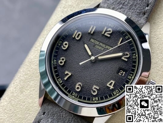 GR Factory Patek Philippe Calatrava 5226G-001 Grey Strap 1:1 Best Edition Replica Watch