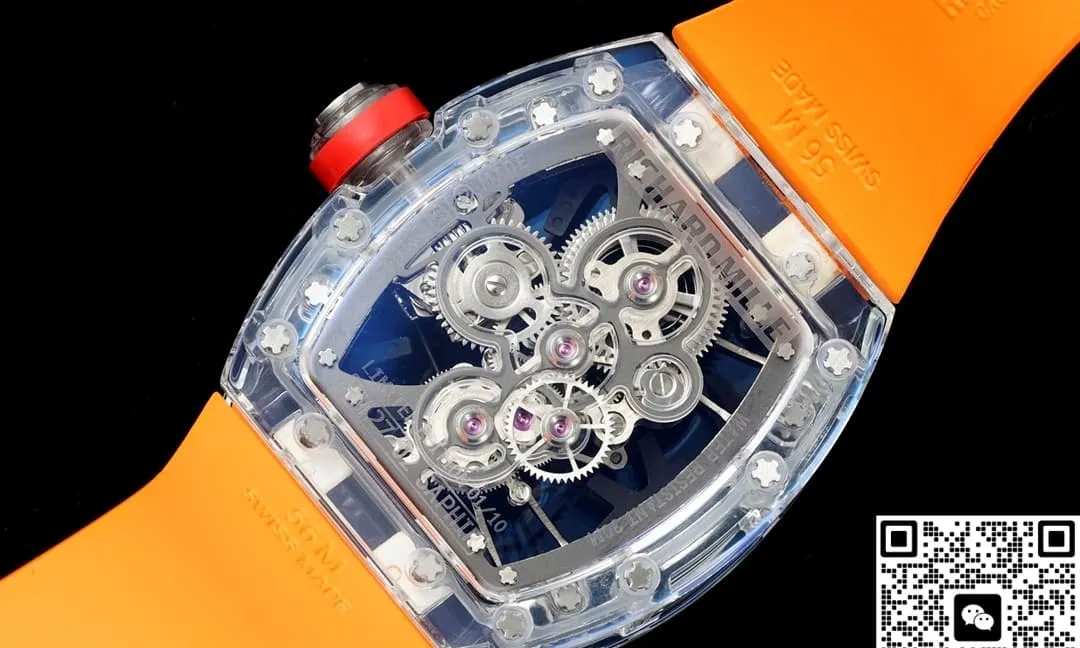RM Factory Richard Mille RM27-02 Tourbillon Orange strap 1:1 Best Edition Replica Watch