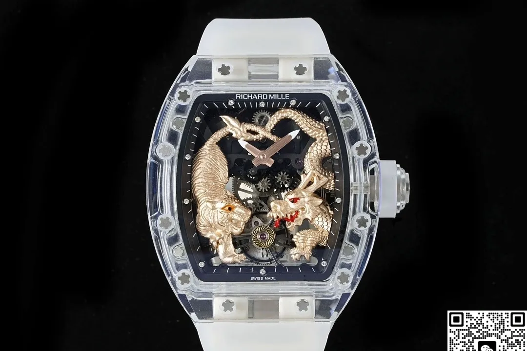 RM Factory Richard Mille Tourbillon RM57-01 Crystal Case 1:1 Best Edition Replica Watch