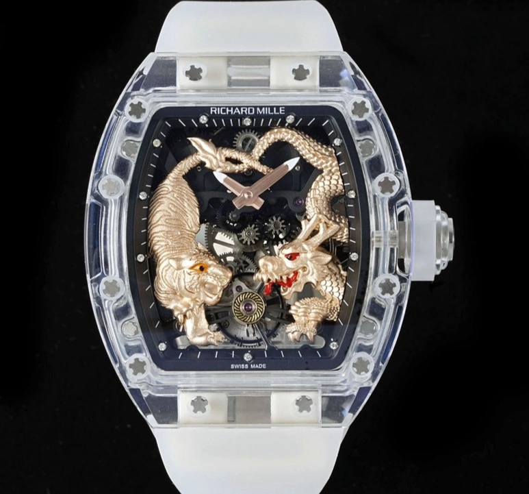 RM Factory Richard Mille Tourbillon RM57-01 Crystal Case 1:1 Best Edition Replica Watch