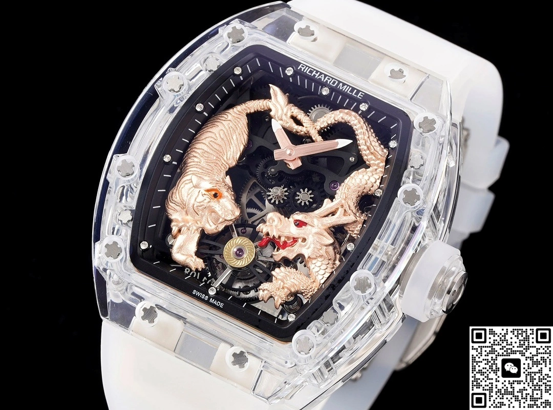RM Factory Richard Mille Tourbillon RM57-01 Crystal Case 1:1 Best Edition Replica Watch