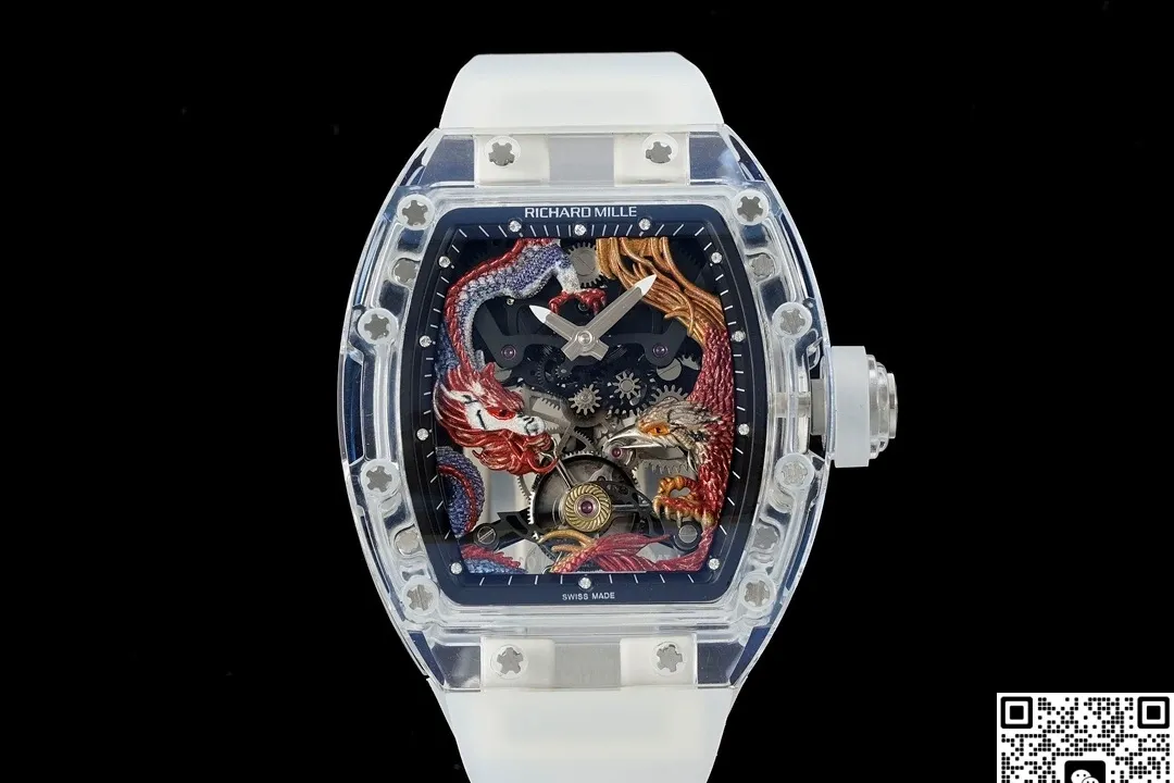 RM Factory Richard Mille Tourbillon RM57-01 Rubber Strap 1:1 Best Edition Replica Watch