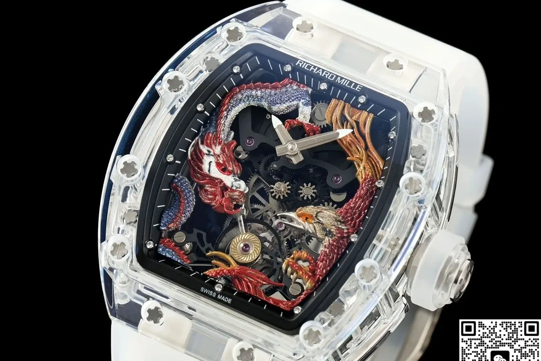 RM Factory Richard Mille Tourbillon RM57-01 Rubber Strap 1:1 Best Edition Replica Watch