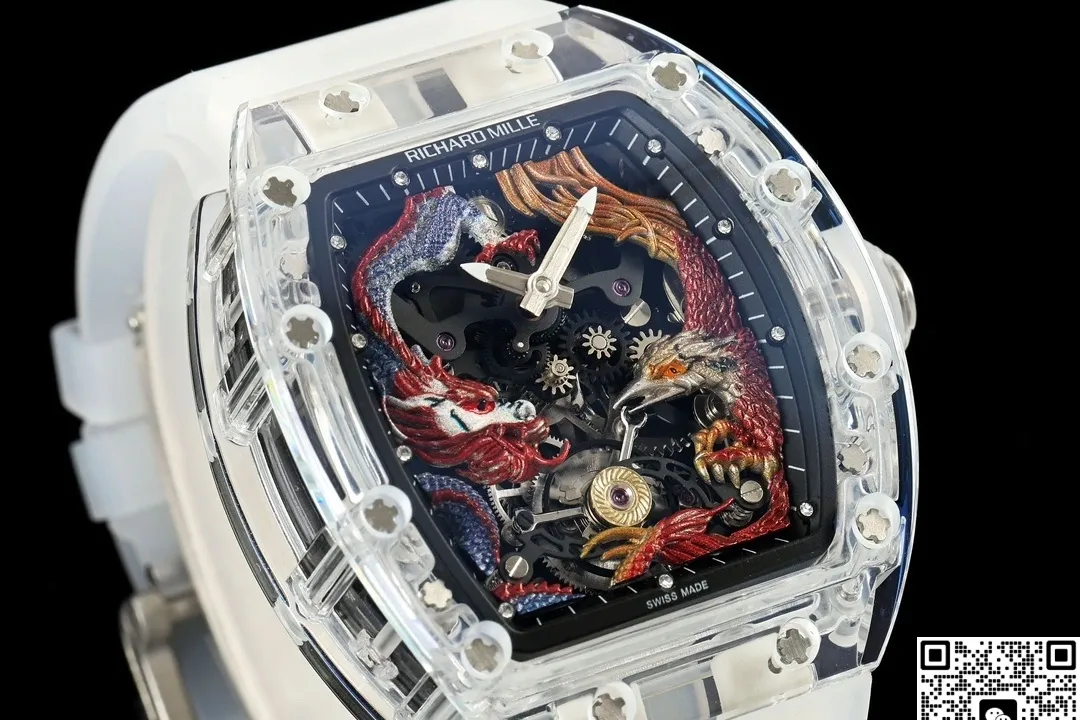 RM Factory Richard Mille Tourbillon RM57-01 Rubber Strap 1:1 Best Edition Replica Watch