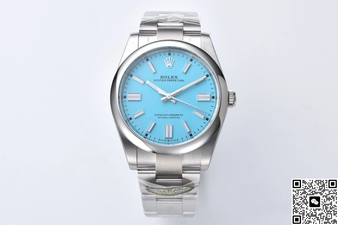 Victory Factory Rolex Oyster Perpetual m124300-0006 Turquoise 1:1 Best Edition Replica Watch
