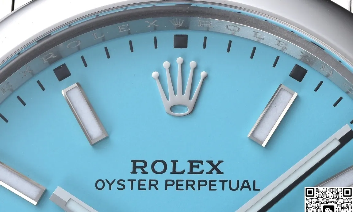 Victory Factory Rolex Oyster Perpetual m124300-0006 Turquoise 1:1 Best Edition Replica Watch