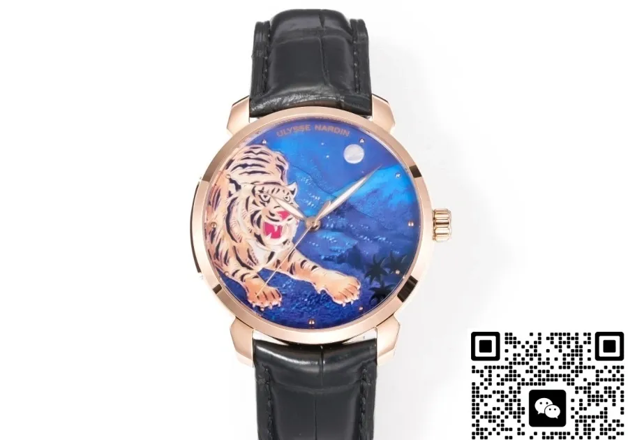 FL Factory Ulysse Nardin CLASSICO 8152-111LE-9E-TIGER-1A 1:1 Best Edition Replica Watch