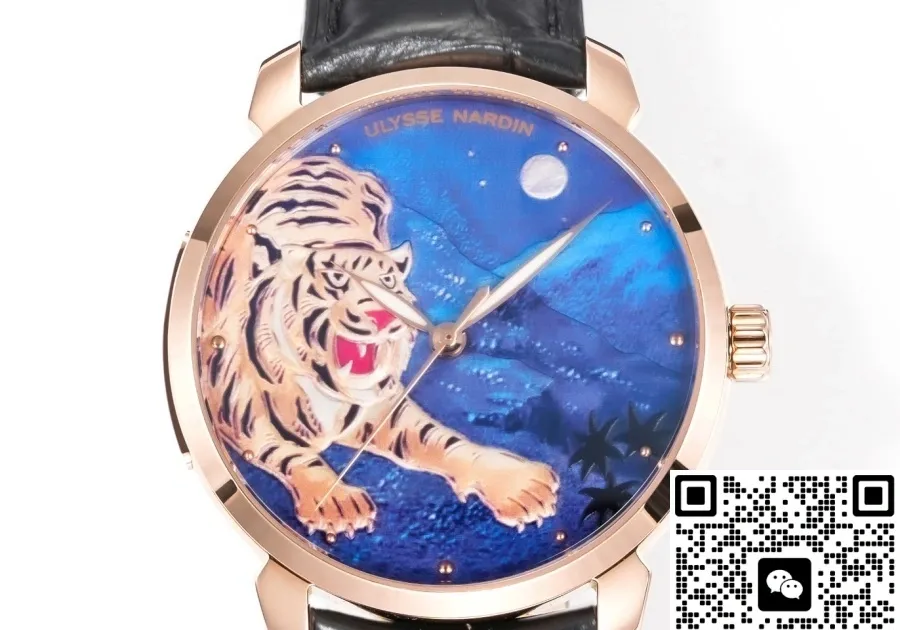 FL Factory Ulysse Nardin CLASSICO 8152-111LE-9E-TIGER-1A 1:1 Best Edition Replica Watch
